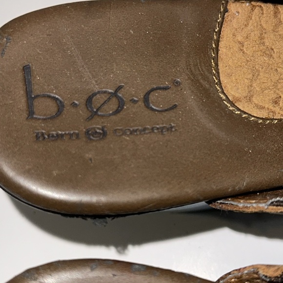 BOC Born Concept Shoes Womens 9 M Clogs Mule Loafers Slip On Heel Veganleather - Picture 8 of 16